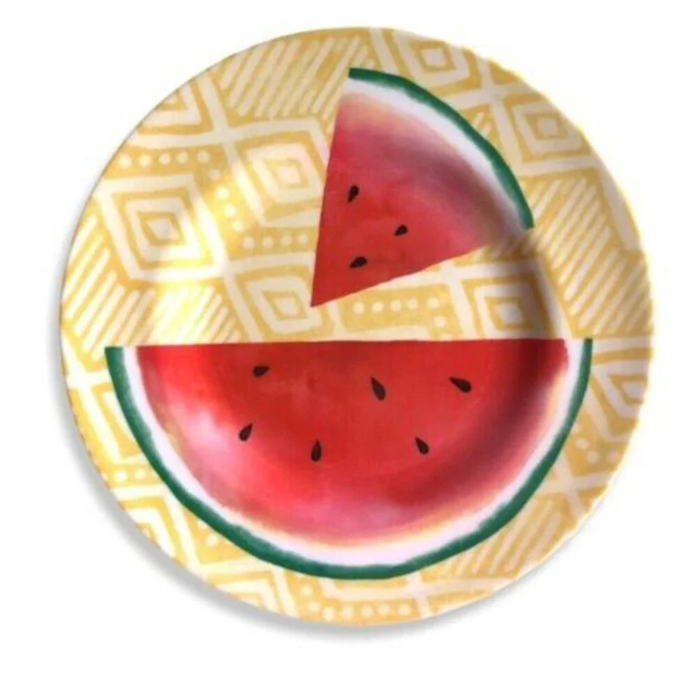 Watermelon Melamine Plates 8.5